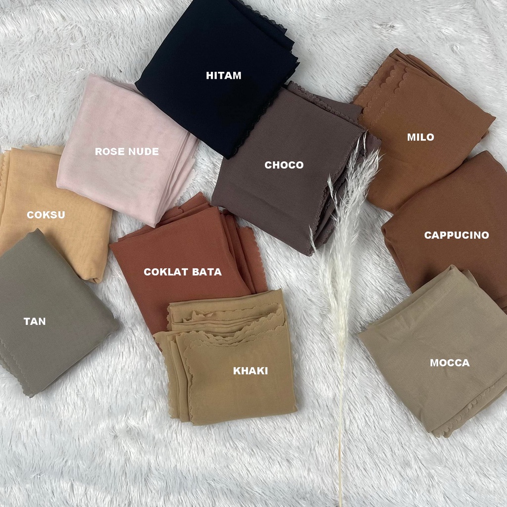 Hijab Segi Empat Bella Square Lasercut