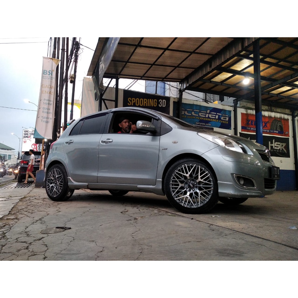 redy stok velg mobil yaris ring 17 hsr benawa lebar 7,5