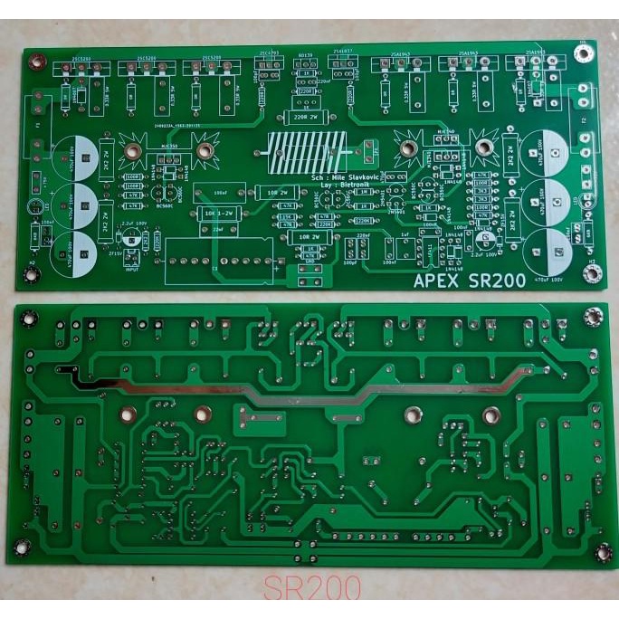 yang dicari] PCB APEX SR200 AMP Dauble layer