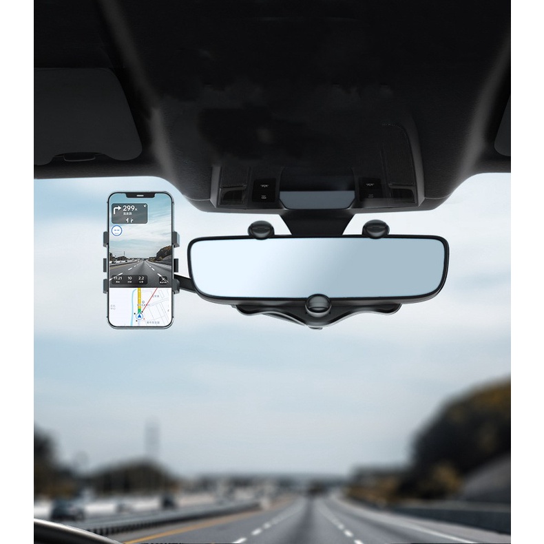 HD-59 HOLDER MOBIL CAR STAND HOLDER HP MOBIL JEPIT KACA SPION DUDUKAN HANDPHONE PHONE HOLDER UNIVERSAL FLEKSIBEL 360Derajat