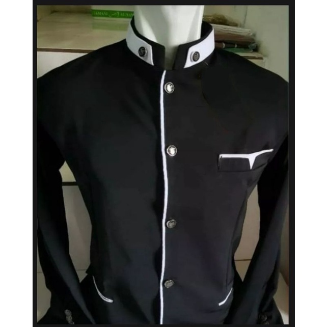 JASKO PRIA DEWASA, JASKO PREMIUM HITAM KOMBINASI PUTIH