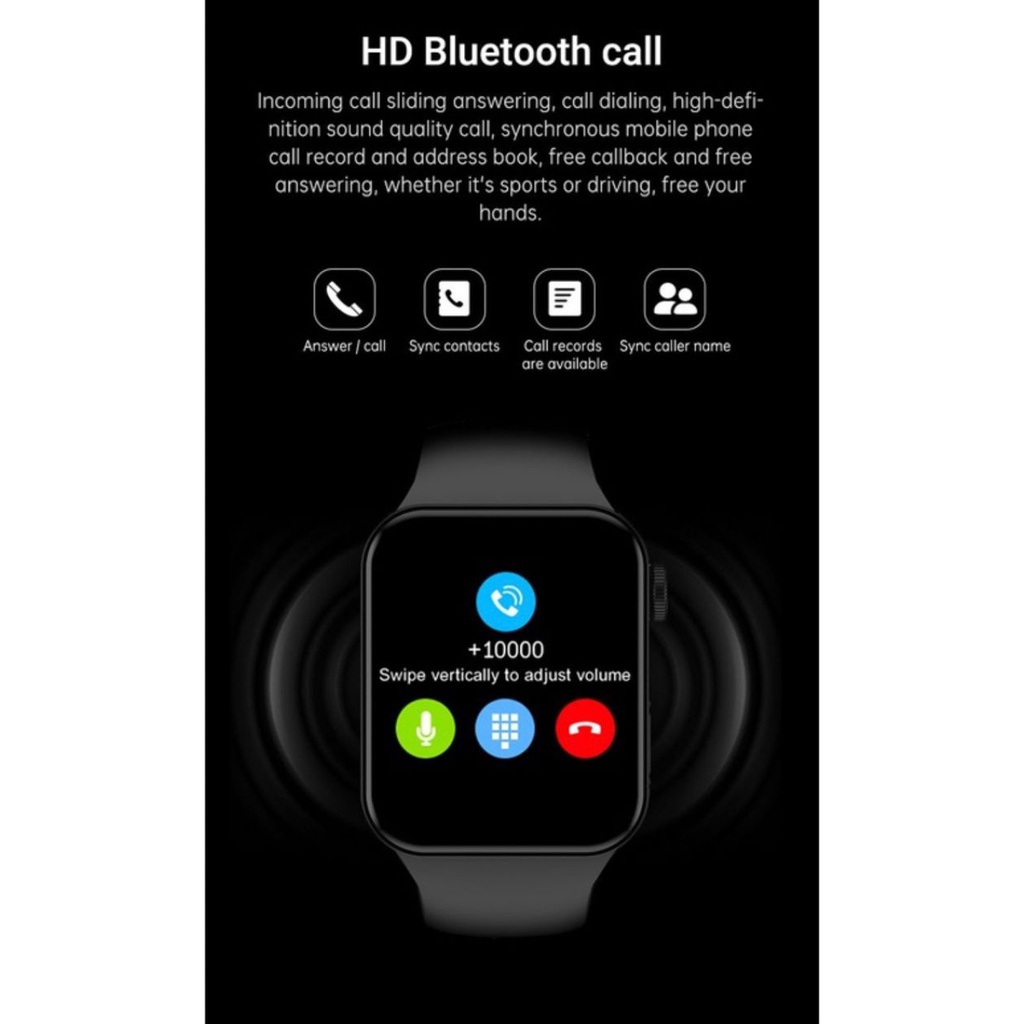 (Original Bergaransi) Smartwatch series 7 Full Layar Touch Screen fitur terlengkap - Jam Tangan Pintar