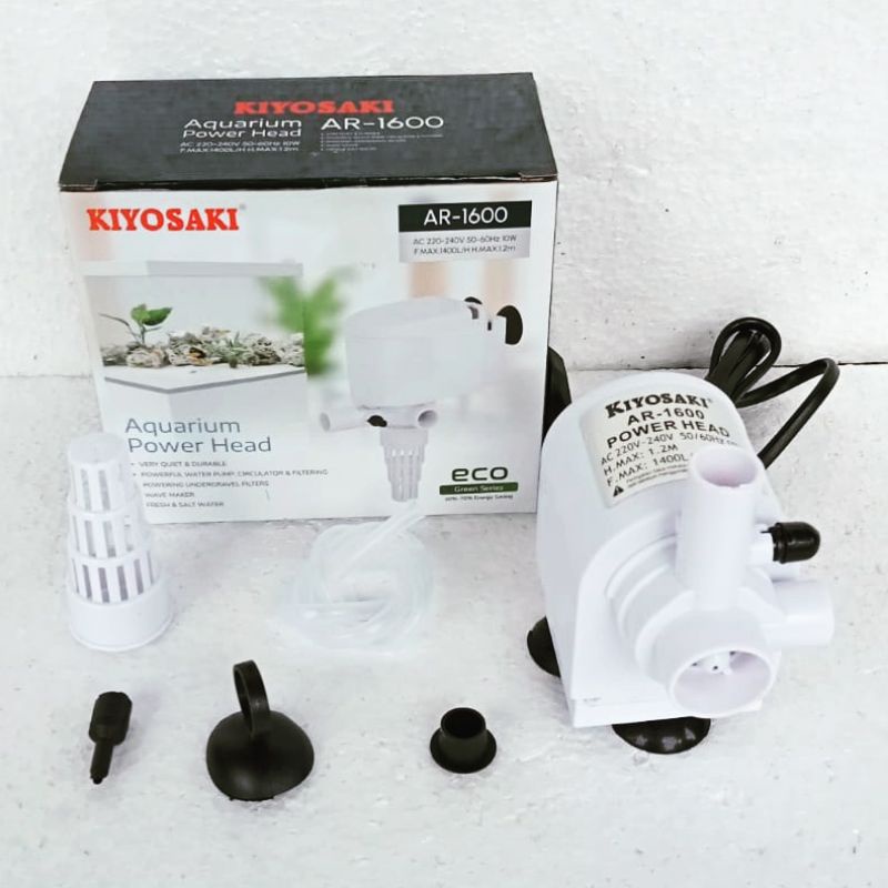 waterpump powerhead KIYOSAKI AR 1600 filter aquarium PH