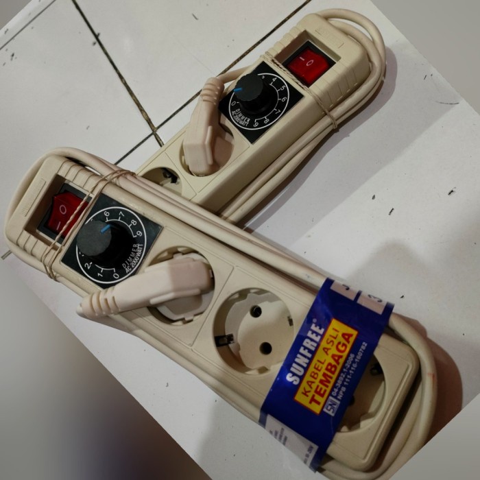 DIMMER 2000W 3 LUG 3M STOPKONTAK PENGATUR KECEPATAN BOR DINAMO STOP KO