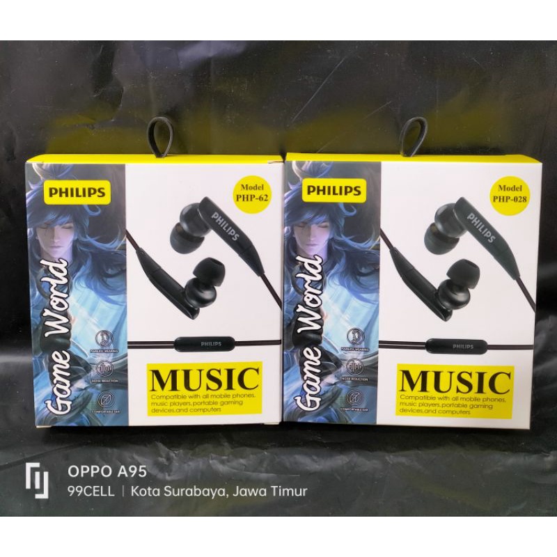 Handset handsfree earphone Philips model (PHP-62)