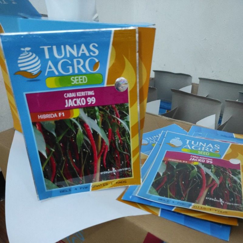 Cabai keriting tunas agro Jacko 99 tahan virus