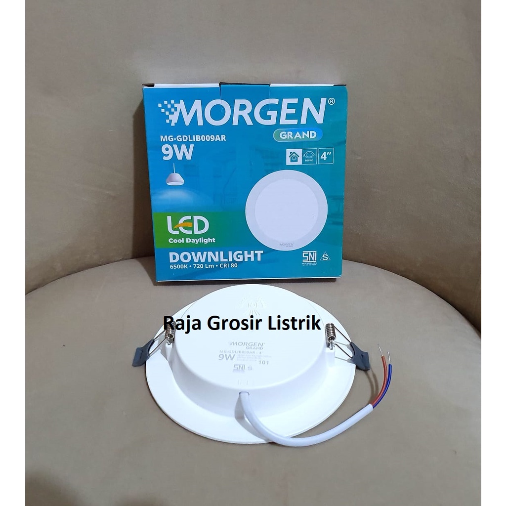 Morgen Downlight LED Model Bulat Grand Series IB Tanam 9 Watt White