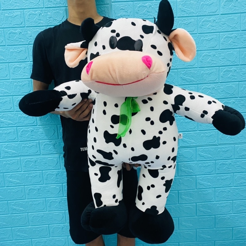Boneka Sapi Jumbo Standing Berdiri Tinggi 1 Meter Berlabel SNI