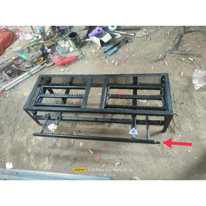 Kompor pukis dua tungku,kompor kue pancong dua tungku