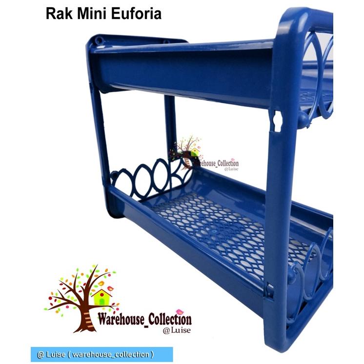 RAK PLASTIK SUSUN 2 / RAK PLASTIK MURAH / RAK BUMBU EUFORIA / RAK SERBA GUNA