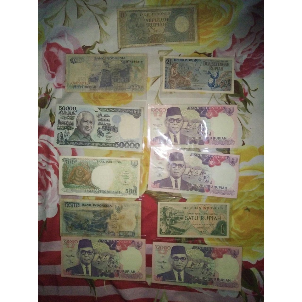 Paket Koleksi Uang Jadul Rupiah