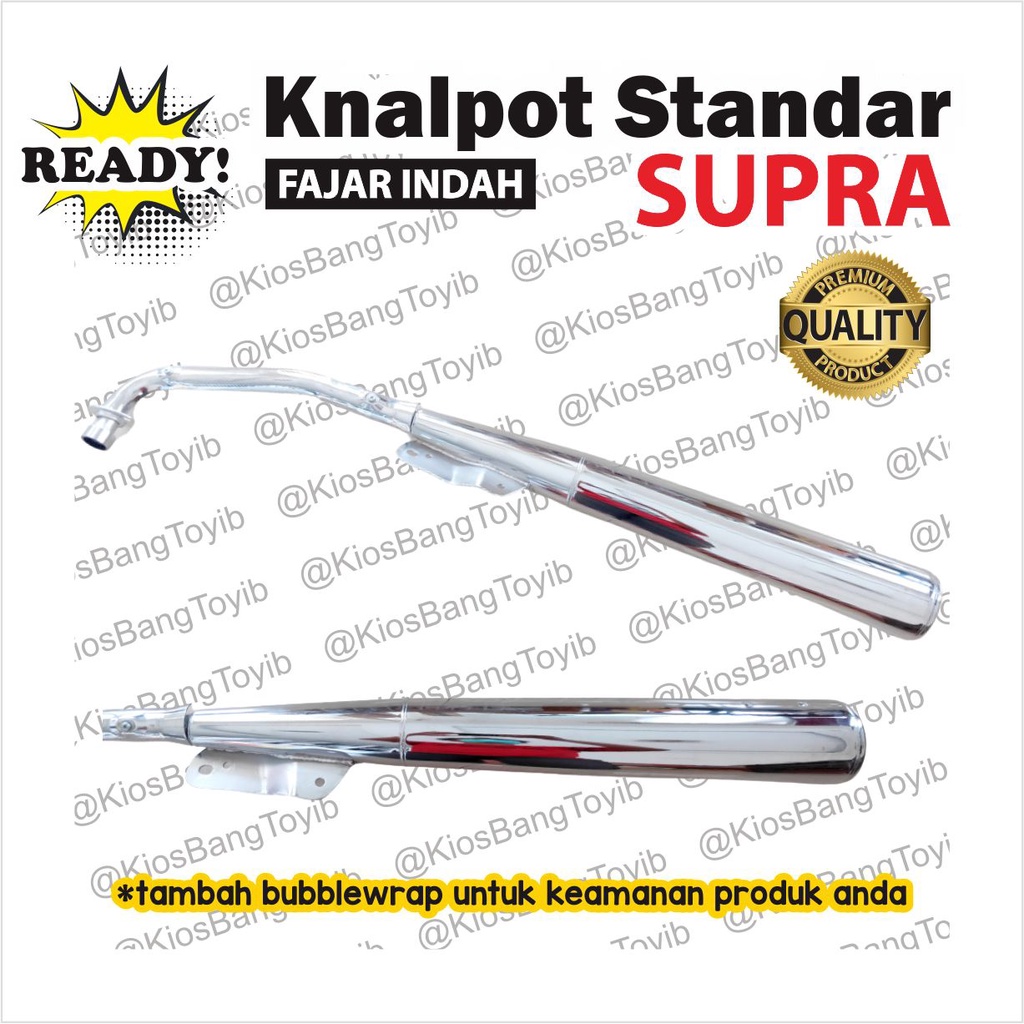 Knalpot Standart Honda Supra Lama 1997 1998 1999 2000 2001 2002 (FI)