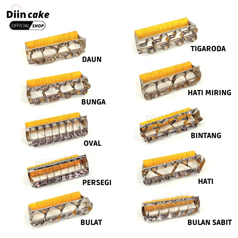 Cetakan Cookie Cutter Kastengel / Kue Nastar / Kue Kering