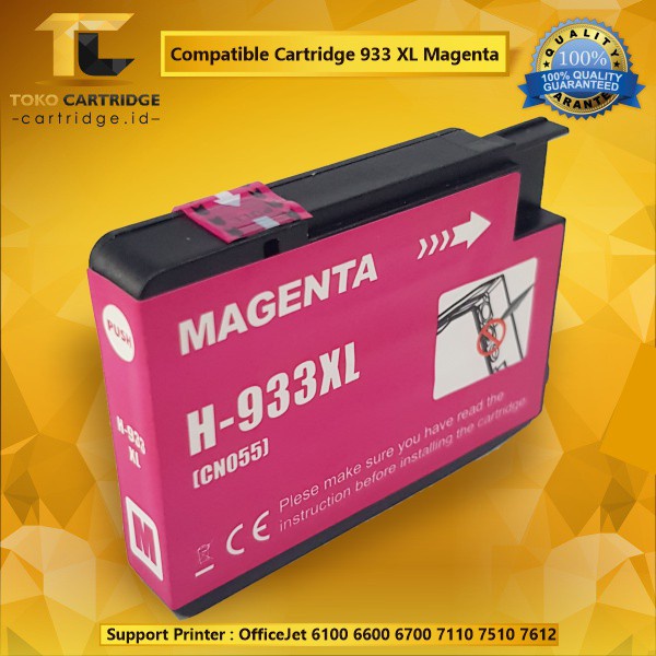 Cartridge Tinta Compatible HP 932 XL Black CN053AN Plus Chip