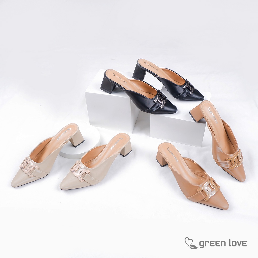 Green Love Sepatu Heels ARIANA