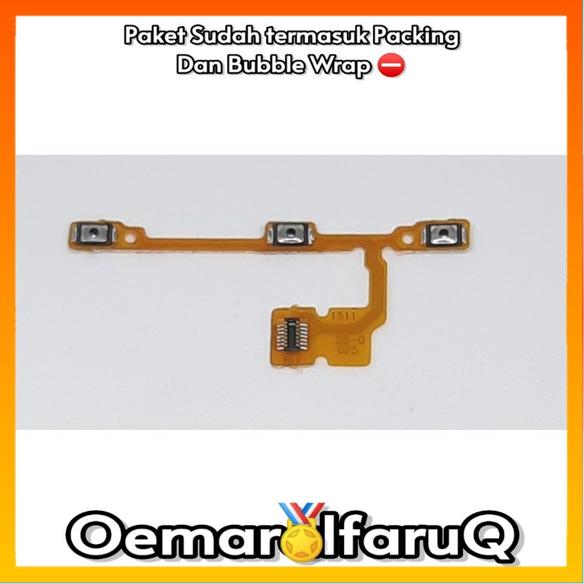 FLEXIBLE FLEXSIBEL FLEKSIBEL ON OFF TOMBOL ON OF PLUS VOLUME VIVO Y53 Y 53 ORI