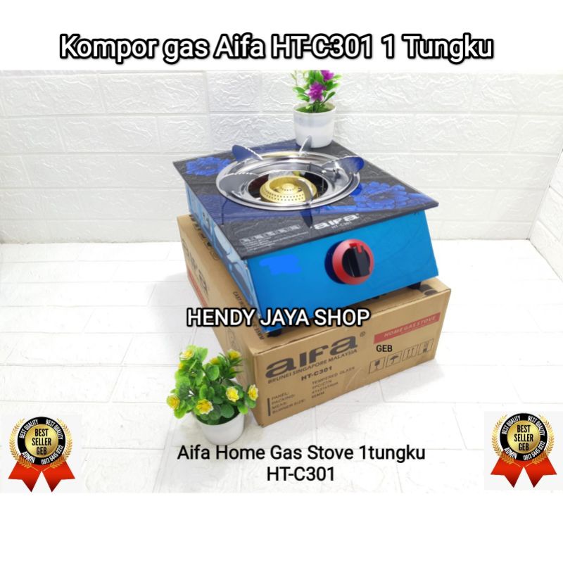Kompor gas kaca Aifa HT-C301 1Tungku