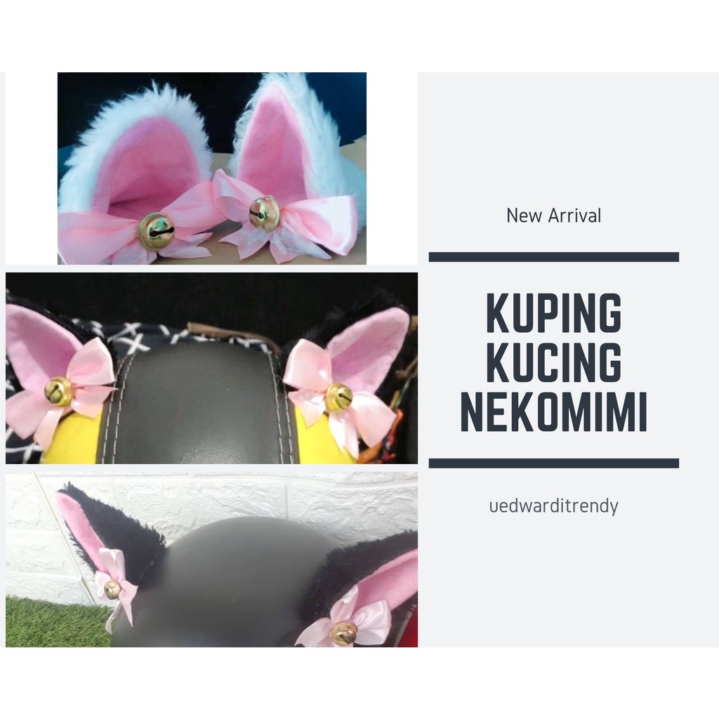 NEKOMIMI HELMET Kuping kucing helm neko / aksesoris helm / Kuping Helm, ACSESORIES KUPING KUCING KUP
