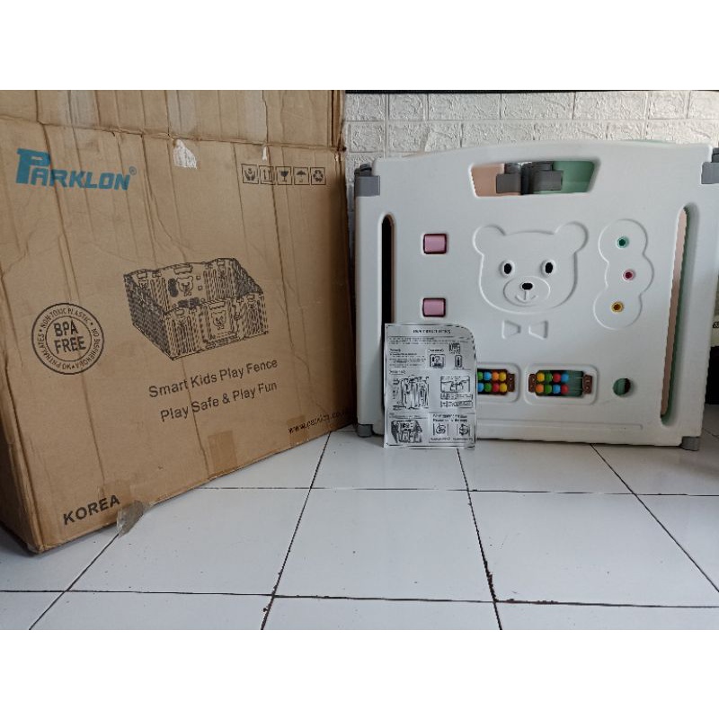 parklon pagar 12+2 preloved like new   dan new parklon 12+2