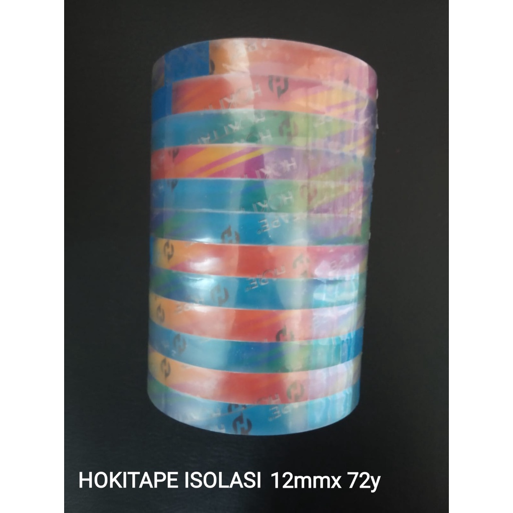 

Isolasi Bening Lakban Bening 12mmx72y Ecer