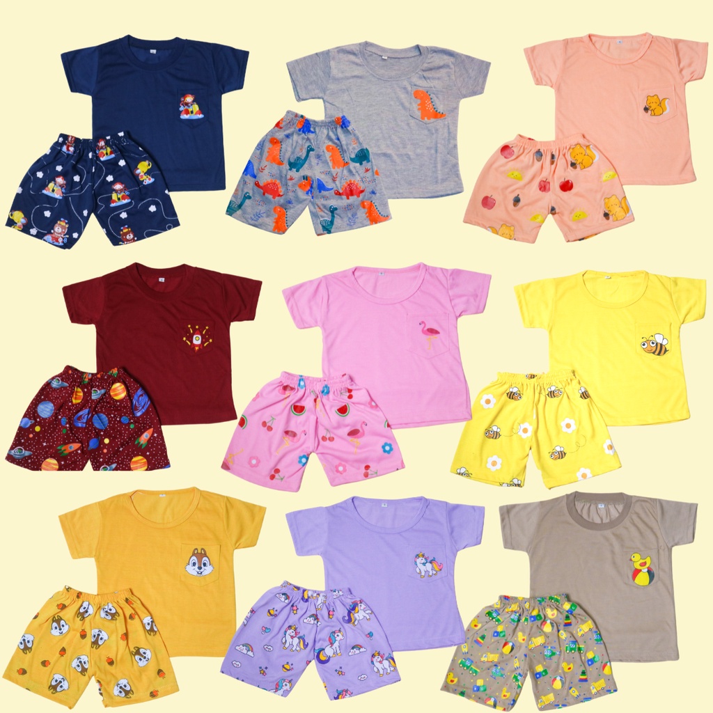 BabynKids -  Setelan Anak Unisex / Setelan Anak Pocket / Setelan Anak Laki Laki / Setelan Anak Perempuan