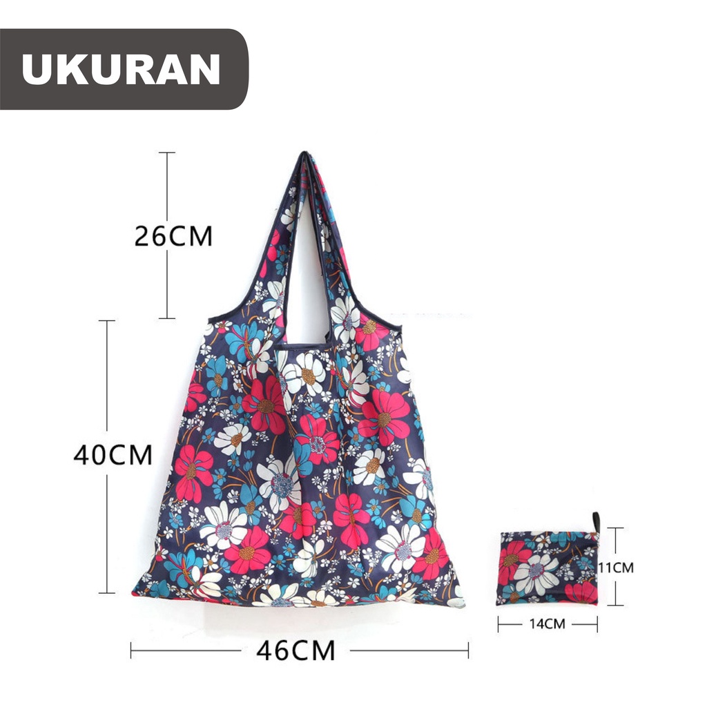 Shopping Bag Motif / Kantong Belanja Motif / Tas belanja motif / tas belanja lipat