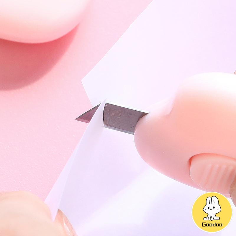 Pisau Cutter Mini Lucu Untuk Parcel / Kantor / Sekolah -Doo