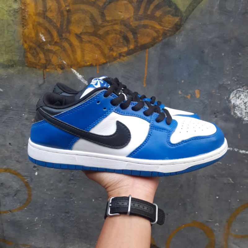 Nike SB Dunk Low Pro White Blue Black Size 40.5 Second