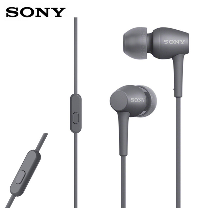 Sony IER-H500A Headset Earphone Kabel 3.5mm Dengan Mic + Fitur Noise Reduction