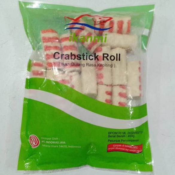 

FROZEN FOOD IKANMI CRABSTICK ROLL 450GRAM - DISASS JOGJA