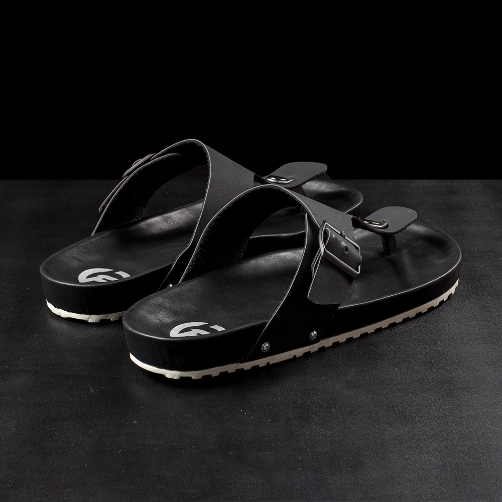 SANDFORD BLACK |ManNeedMe x FLAZHBACK| Sandal Pria Cowok Sendal Jepit Casual ORIGINAL