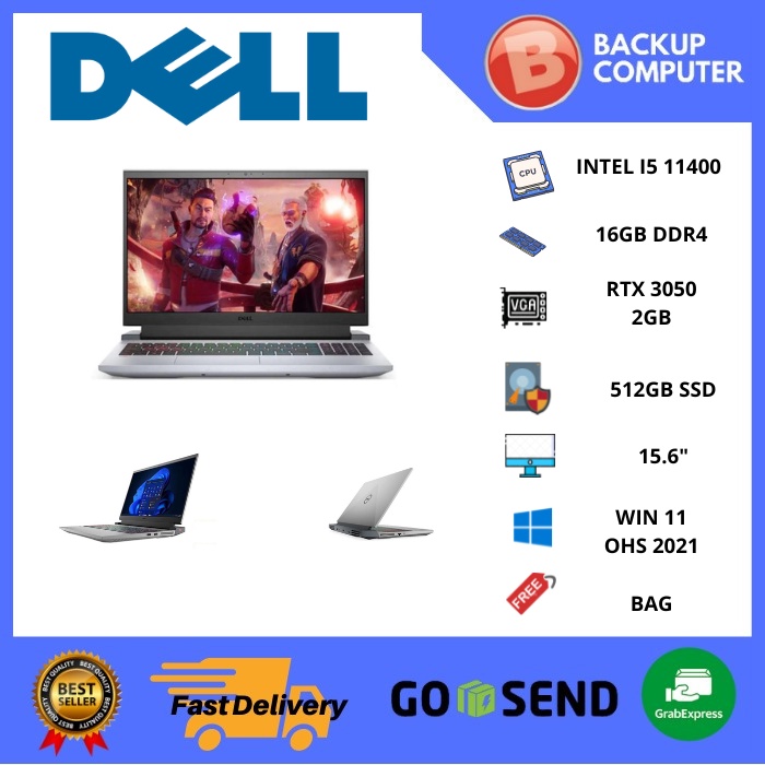 DELL INSPIRON G15 5511 i5 11400H 8GB 512GB SSD
