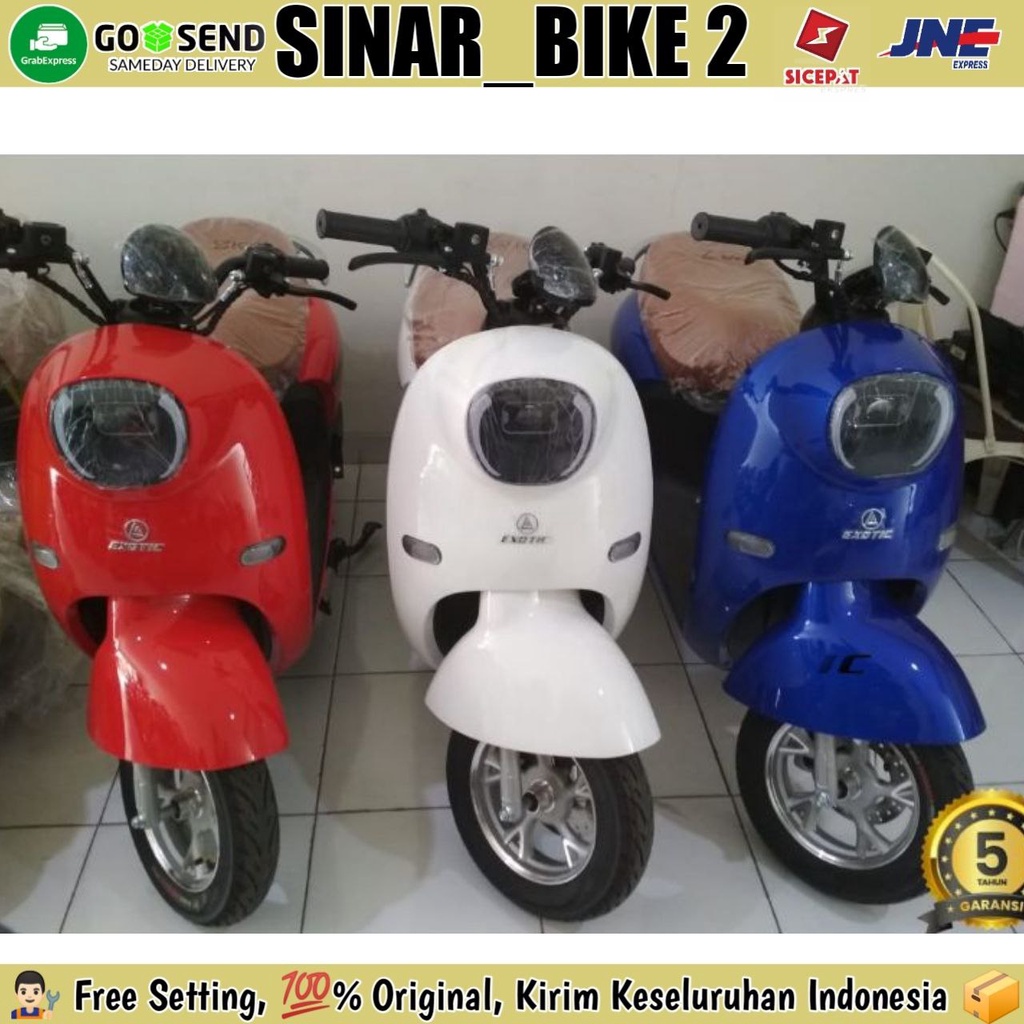 Sepeda Motor Listrik EXOTIC VITO Electric E Bike 1000 Watt