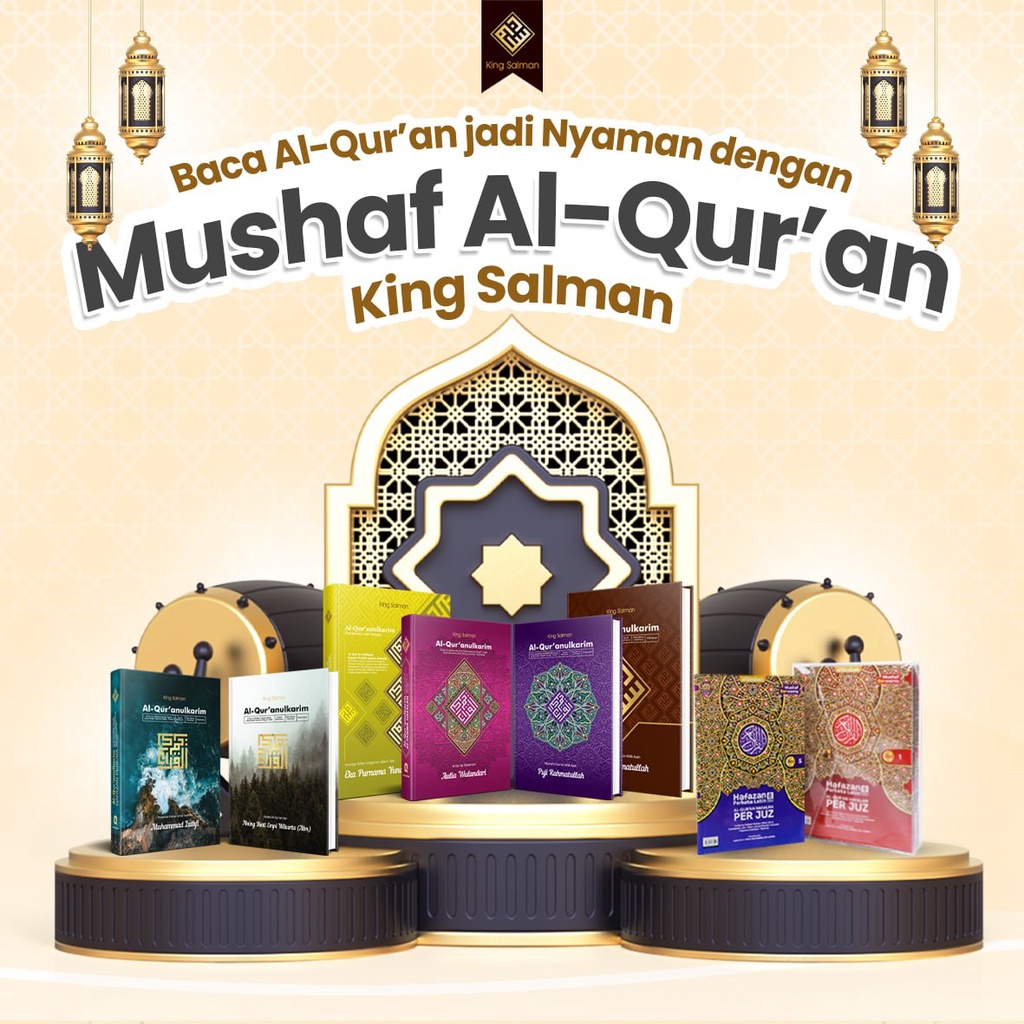 Al Quran Terjemah KING SALMAN Size A4/ Al Quran Besar/ Al Quran Custom Nama/ Al Quran Tajwid Warna