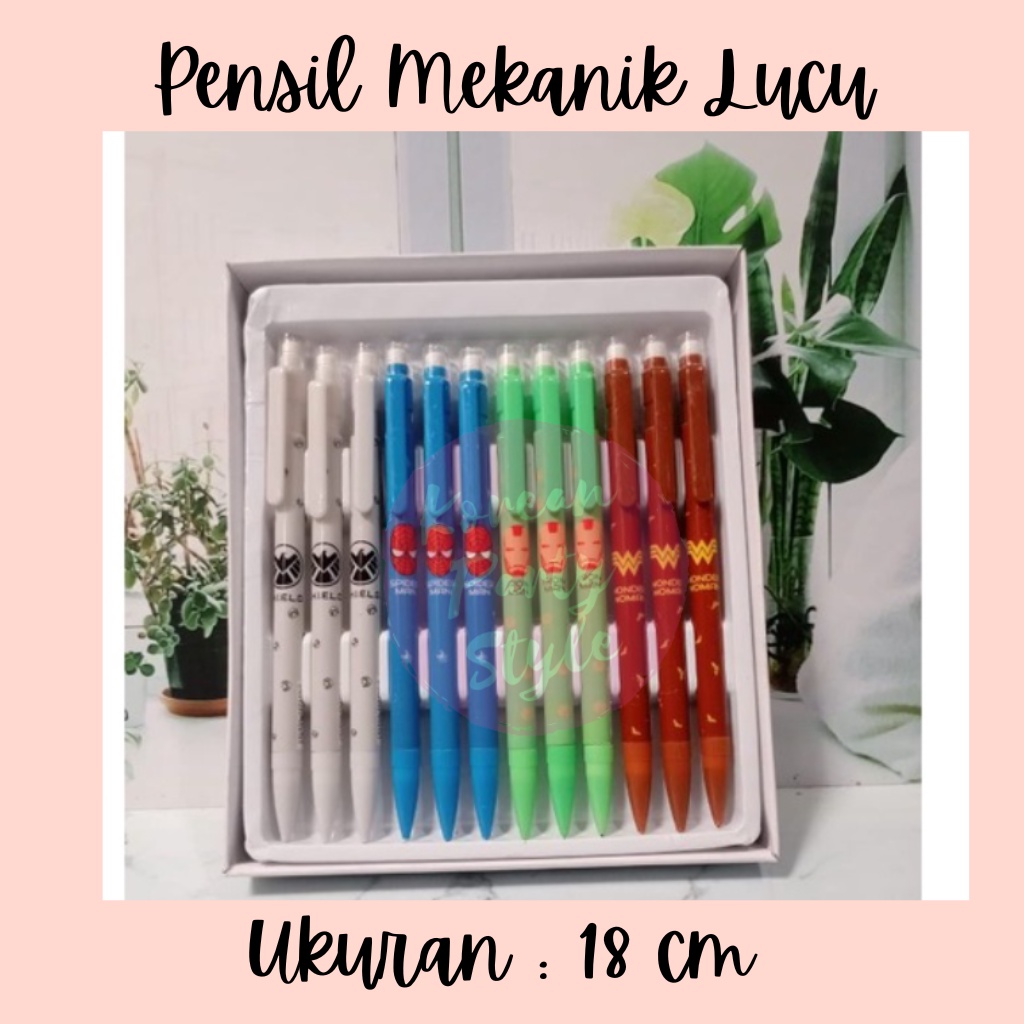 

KOREAN PENSIL CETEK MOTIF LUCU PENSIL MEKANIK PENSIL MEKANIK 0.5 MM/MEKANIK PENCIL CETEK