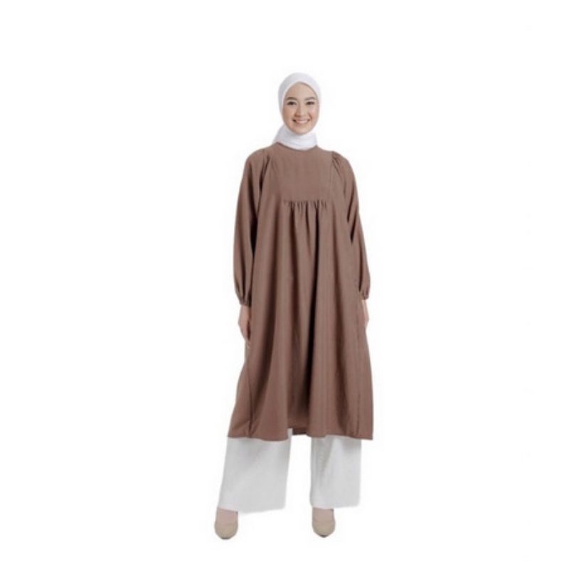 Cuff midi dress Airflow dress elzatta Gamis terbaru Elzatta 2022