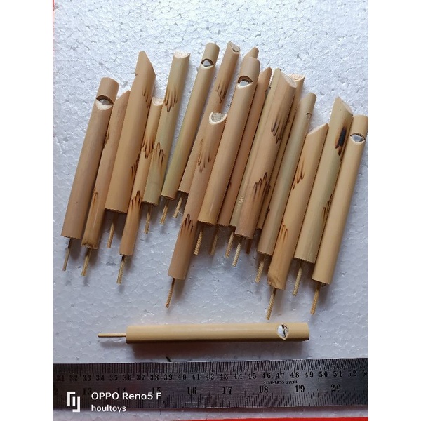 SULING BAMBU ISI 20PCS SULING SUARA BURUNG