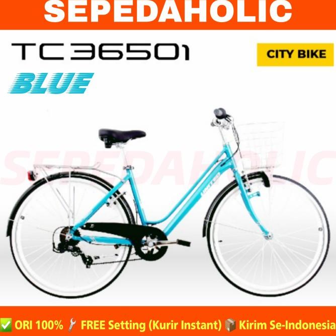 Sepeda Keranjang Dewasa United Tc 3650I Alloy Shimano 7 Speed 26 Inch
