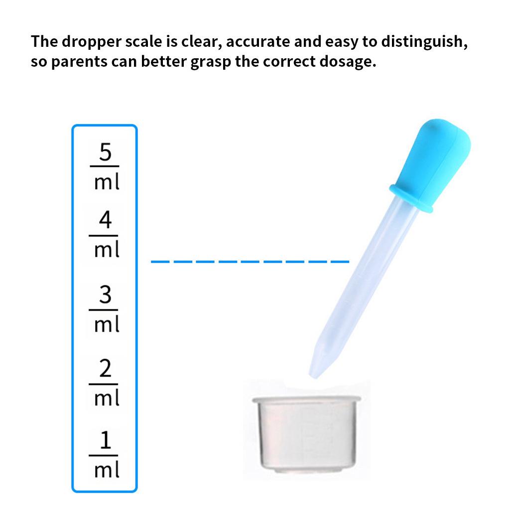 Warna Random Anak Pipet Reusable Silikon Bayi Tetes Dilepas Dispenser Pipet Aksesori Rumah Tangga