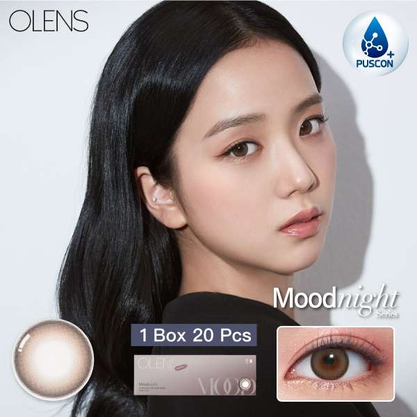 KoreaBeautyLens Ready Stock Softlens Olens 1day 20pcs OLENS Mood Night Mood Brown x Jisoo BLACKPINK 