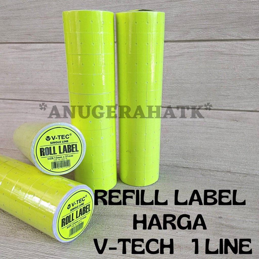 

Refill Kertas Label Harga 1 Baris Merk V-tech ( Jaminan lebih Rekat )