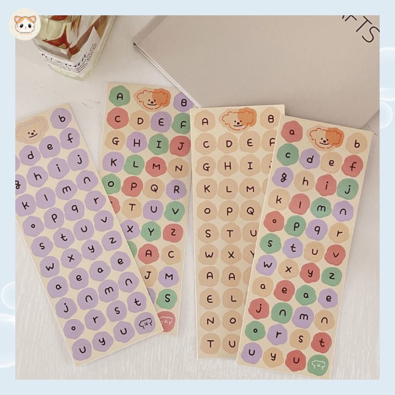 

STICKER ALPHABET DECO FOR JOURNALING