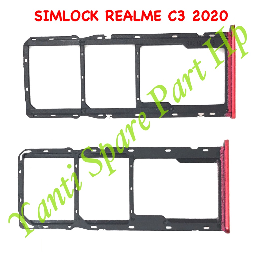 Simtray Sim Lock Realme C3 2020 Original Terlaris New