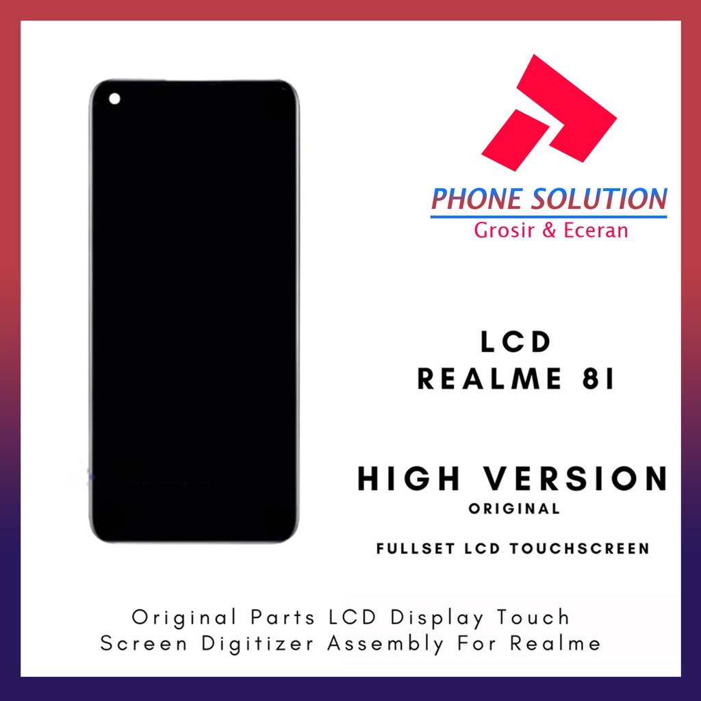 LCD Realme 9/8i ORIGINAL 100% Fullset Touchscreen // Supplier LCD Oppo - Garansi 1 Bulan