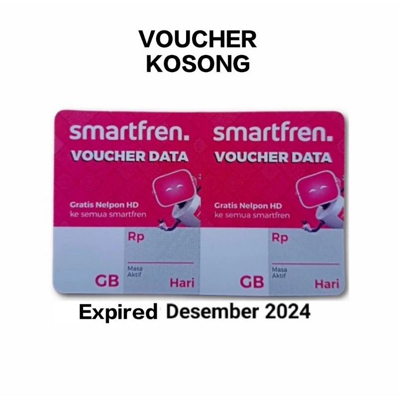 SMARTFREN VOCHER KOSONG/ Zero Data