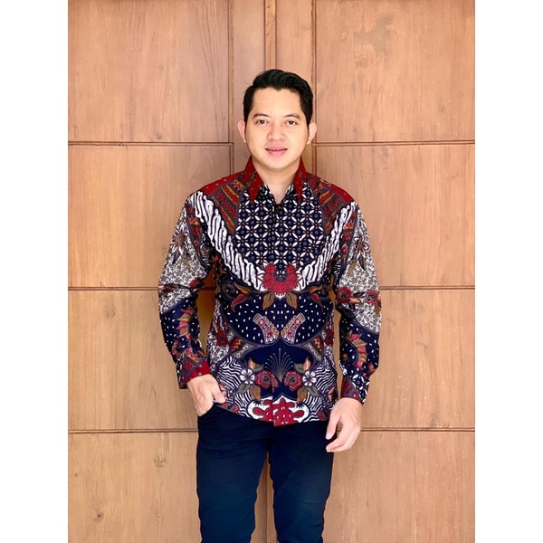 kemeja batik lengan panjang