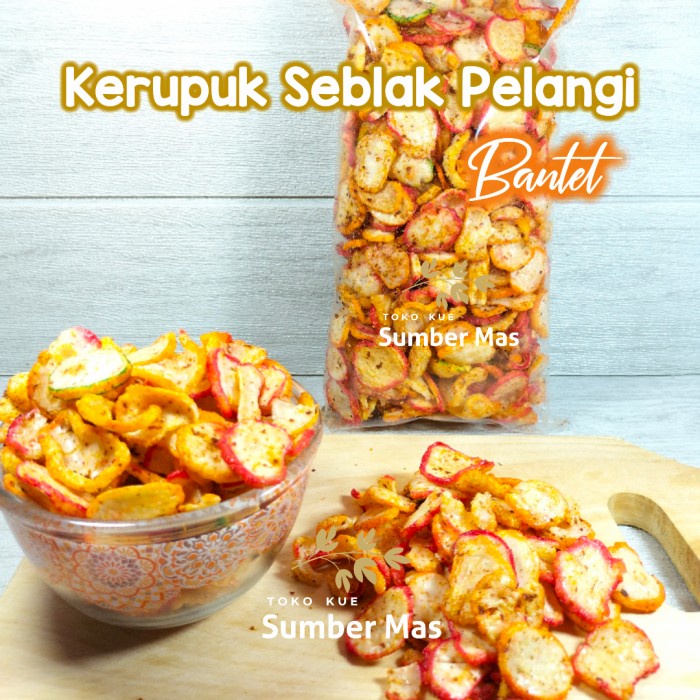 

NEW KERUPUK JABLAY BANTET SEBLAK PELANGI - 1/4 kg