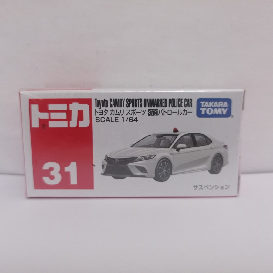 Tomica No 31 Toyota Camry police car mainan diecast mobil polisi murah