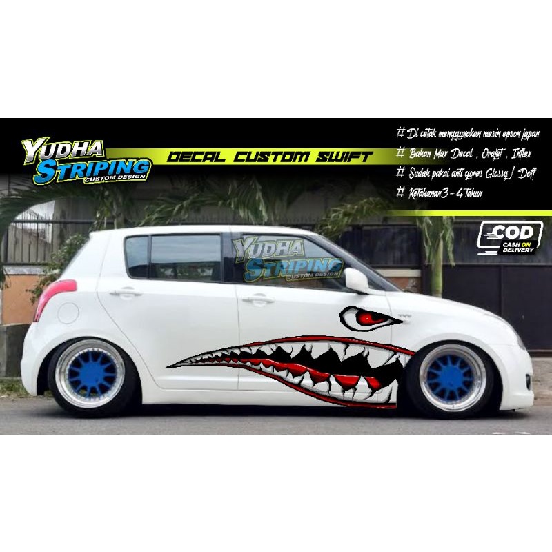 STICKER VARIASI SWIFT, BRIO, SIGRA, CAYLA / STIKER MOBIL KEREN
