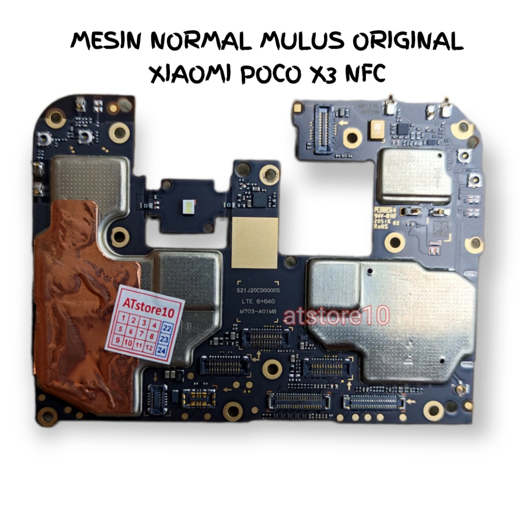 Jual Mesin Motherboard Poco X3 Nfc Poco X3 Pro Normal Original Mulus Segel Copotan Shopee 6054